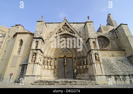 Iglesia Arciprestal de Santa Maria la Mayor Stock Photo