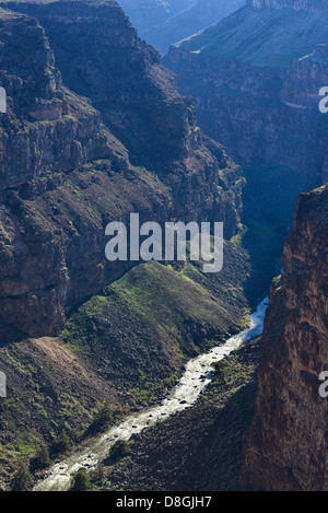 View of the Bruneau River Canyon from Bruneau Overlook, Idaho. Stock Photo