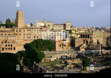 markets of trajan, rome Stock Photo