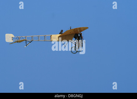 bleriot xi la manche, oldtimer-plane Stock Photo