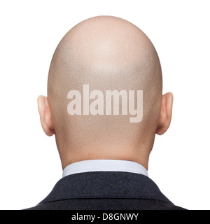 Bald man head Stock Photo