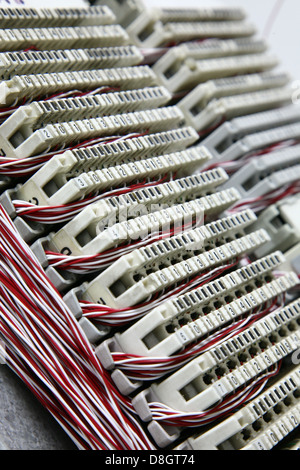 close up abstract electronic number board background. Stock Photo