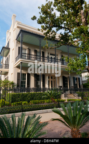 Anne Rice Home in Garden District of New Orleans Louisiana, home of the famous Vampire writer Stock Photo