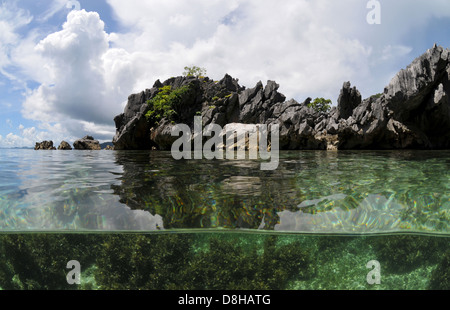 Felsen In Palawan Stock Photo - Alamy