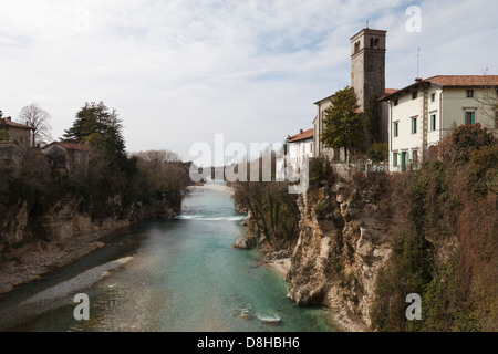 The old town of Cividale del Friuli, Italy Stock Photo