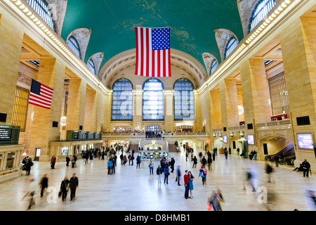Main Concourse in Grand Central Terminal, Rail station, New York City, New York, United States of America, North America Stock Photo