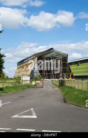 Cardington airship hangars being repaired Stock Photo