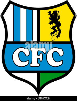 Logo of German football team Chemnitzer FC. Stock Photo