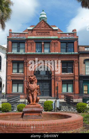 Historic Cotton Exchange Building, Savannah, Georgia Stock Photo