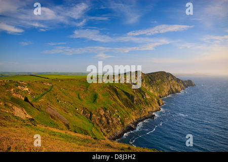 Penbwchdy Strumble Head Fishguard Pembrokeshire Wales Stock Photo