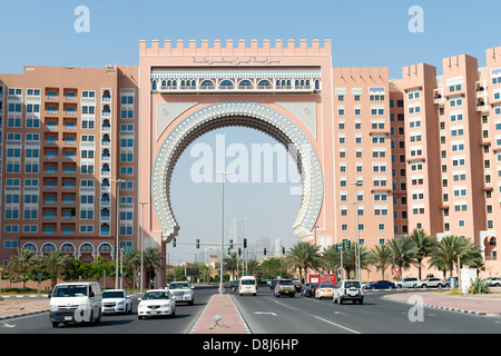 Gate building at Ibn Battuta shopping mall in Dubai United Arab Emirates Stock Photo