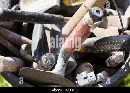 Builders tools Scotland UK Stock Photo