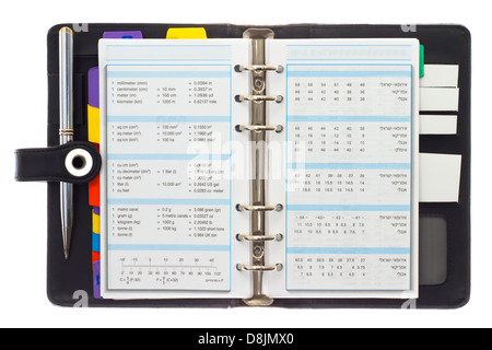 Personal organizer Stock Photo