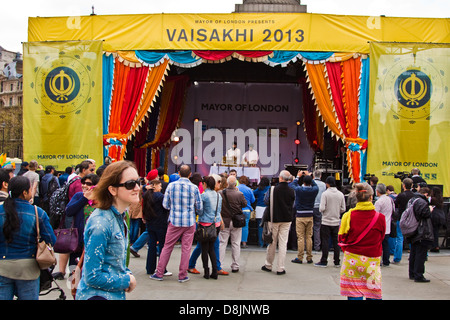 Vaisakhi festival-London Stock Photo