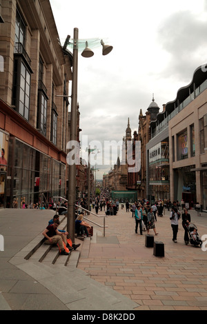 Buchanan Street, Glasgow, Scotland, UK Stock Photo