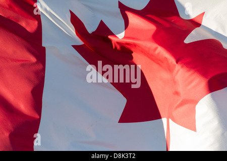 canada flag close up for background Stock Photo
