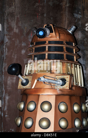 The Gold Dalek at a Doctor Who exhibition Stock Photo