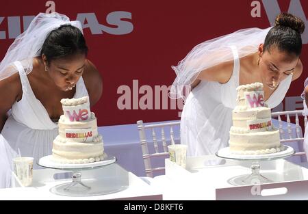 New York, USA. May 30, 2013.Bridezillas at the Bridezillas Cake Eating Competition, Madison Square Garden, New York, NY May 30, 2013. Credit:  Everett Collection Inc/Alamy Live News Stock Photo