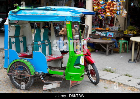 Tricycle in Moalboal on Cebu Island, Philippines Stock Photo: 56987257 ...