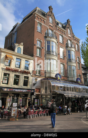 Netherlands, Amsterdam, Leidseplein, restaurants, Stock Photo