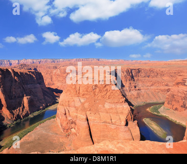 The Colorado River in the Horseshoe bend Stock Photo