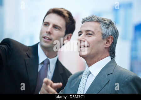 Business partners outdoors Stock Photo