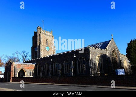 St Peter St Pauls parish church, Aldeburgh town, Suffolk County, East Anglia, England. Stock Photo