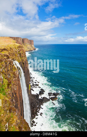 Scotland Isle of Skye Kilt Rock and Waterfall Stock Photo - Alamy