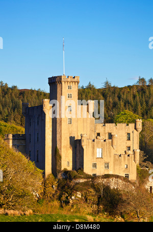 Dunvegan Castle exterior and gardens Isle of Skye Highlands and Islands Scotland UK GB EU Europe Stock Photo