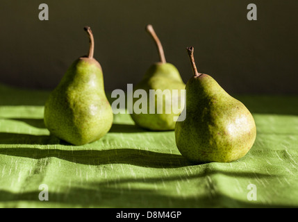 Three pears Stock Photo
