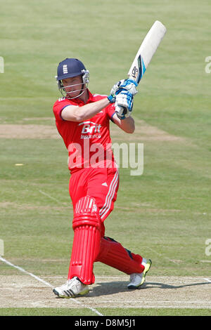 London, UK. 31st May 2013. England's Jos Buttler during the 1st Nat West one day international cricket match between England and New Zealand at Lords Cricket Ground on May 31, 2013 in London, England, (Photo by Mitchell Gunn/ESPA) Stock Photo