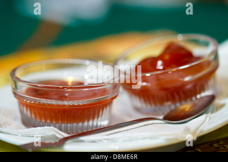 Tomato and chili sauce Stock Photo