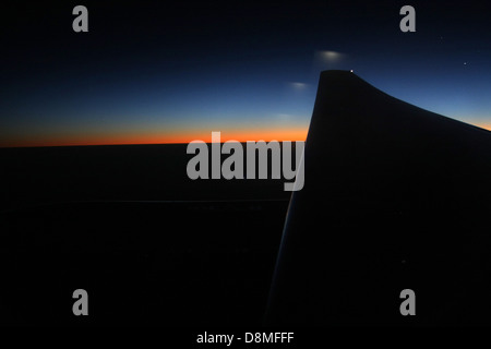 Night view Out Of Airplane Window Stock Photo: 63484518 - Alamy