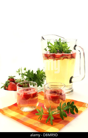 sweet woodruff punch Stock Photo