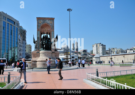 Taksim Square, Istanbul, Turkey Stock Photo