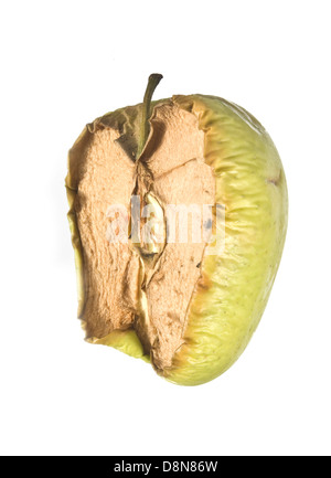 Old dried half apple Stock Photo