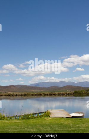 View over the Breede River, South Africa Stock Photo