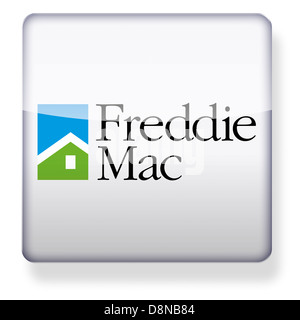 Freddie Mac logo as an app icon. Clipping path included Stock Photo - Alamy