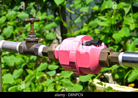 Water Supply Apparatus. Concept of basic housing amenity. Stock Photo