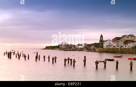 The old pier at Swanage, Dorset, UK Stock Photo