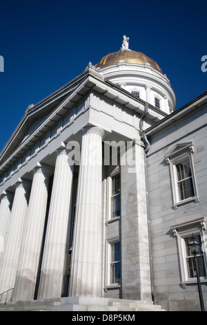 The State Capitol building in Montpelier Vermont Stock Photo