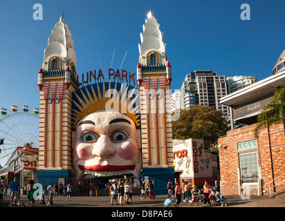 Luna Park, Sydney, NSW, Australia Stock Photo