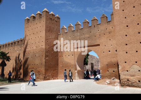 Gate to the Medina Bab Chellah, Rabat, Morocco Stock Photo