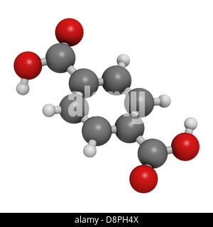 Chemical structure of terephthalic acid, polyester (PET, polyethylene ...