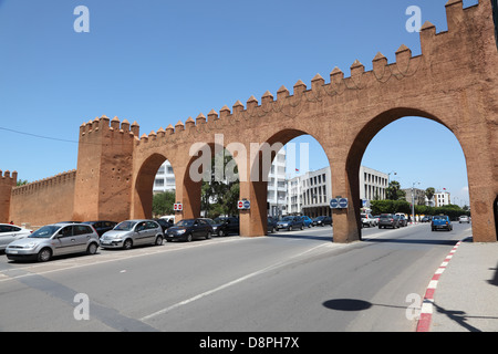 Gate to the old town of Rabat, Morocco Stock Photo