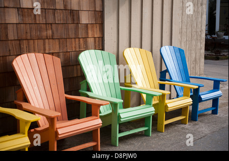 Adirondack style wooden chairs for sale at Jimmy Buffett's 