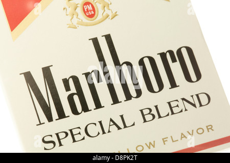 Marlboro Special Blend cigarette box Stock Photo