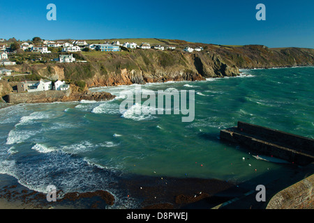 Gorran Haven on the Roseland Peninsula, Cornwall Stock Photo