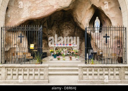St. Mary's Roman Catholic grotto shrine in Belfast's Church Lane Stock Photo
