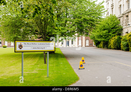 Royal Belfast Academical Institution (Inst), a boy's Grammar School in Belfast. Stock Photo